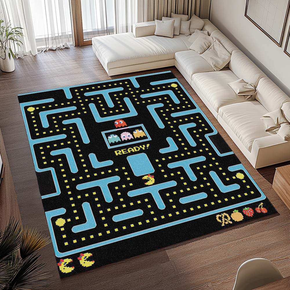 Pac-Man Spiel Pac-Man-Labyrinth Teppich - TOK 2