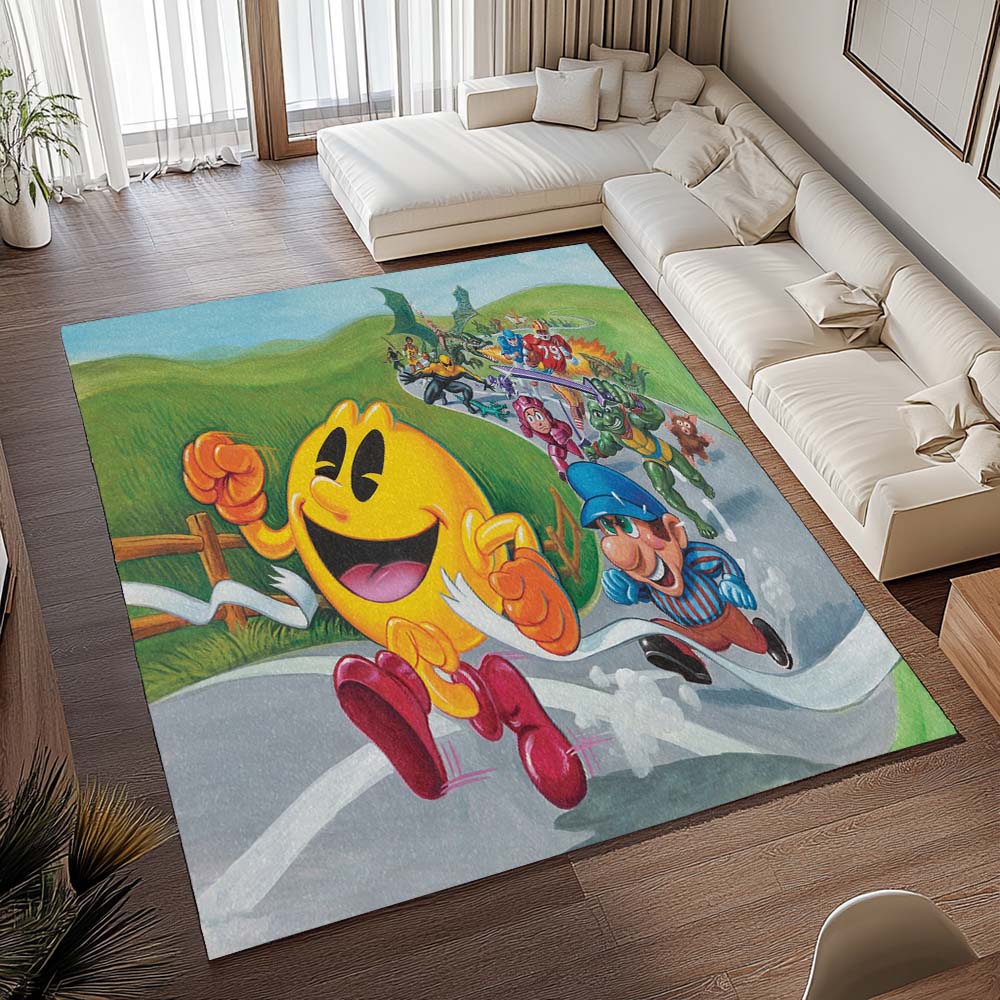 Pac-Man und Nintendo Spielcharaktere Teppich - TOK 2