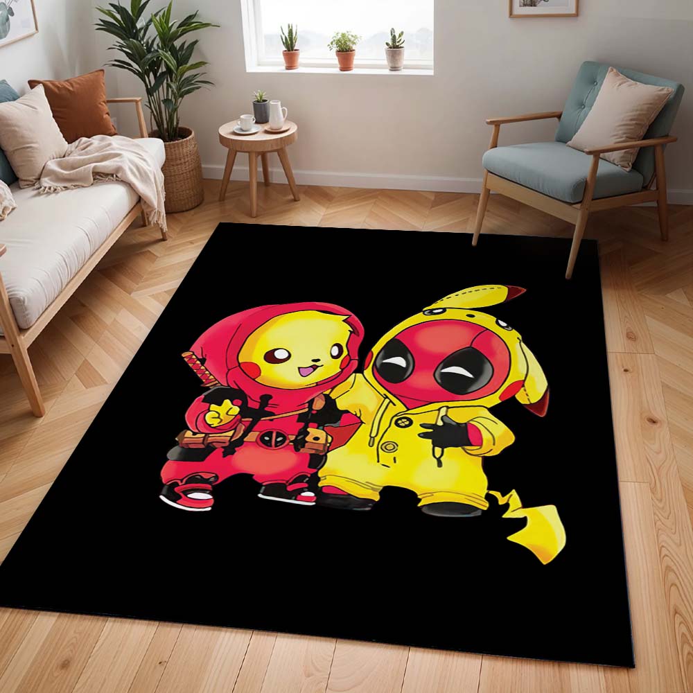 Pikachu und Deadpool Teppich - TOK