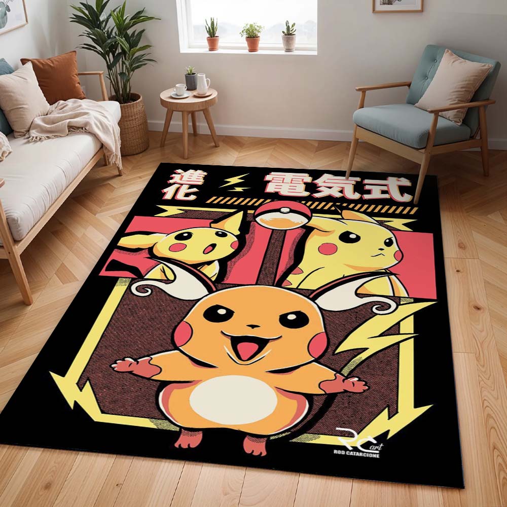 Pikachu – Elektro-Entwicklung Teppich - TOK