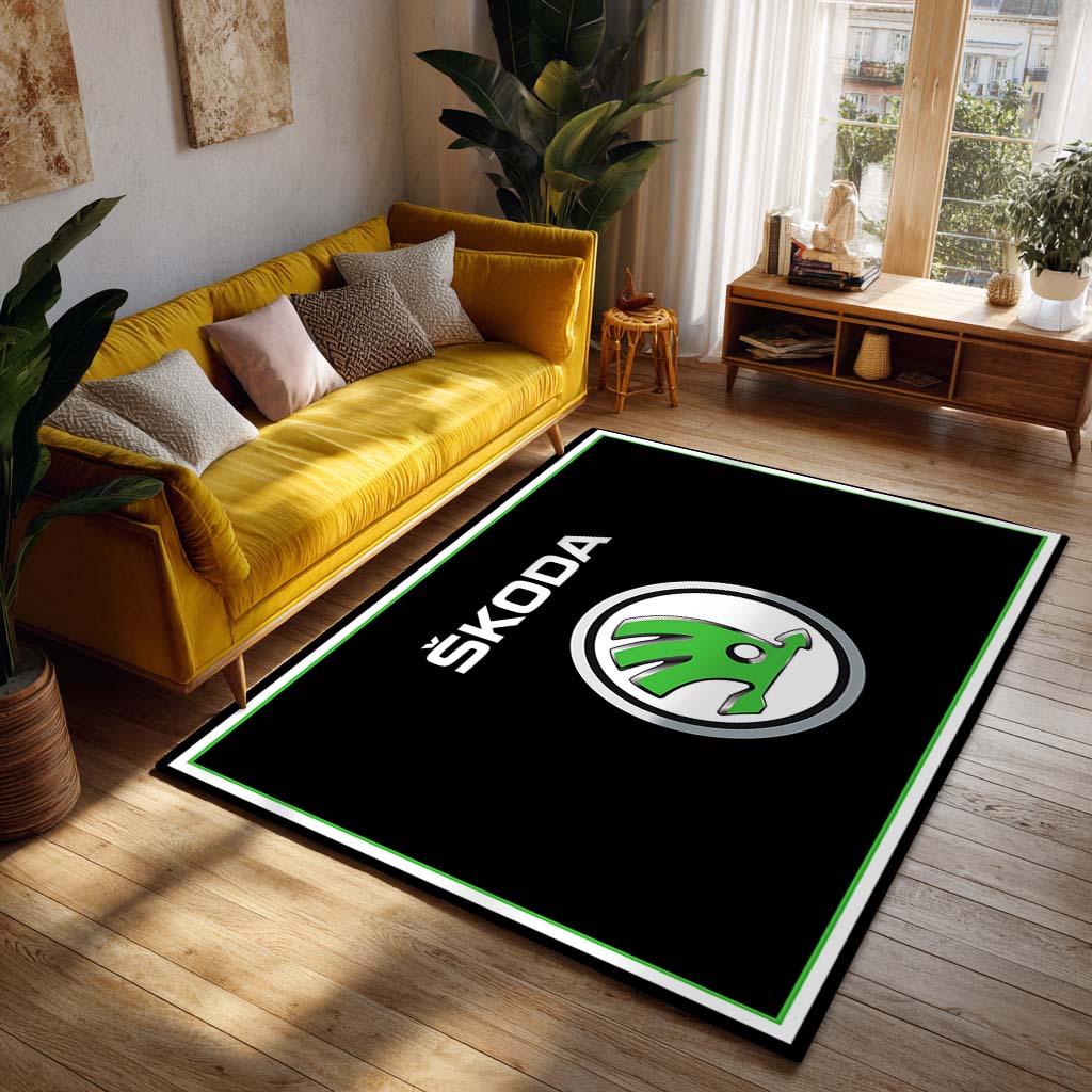 Škoda Auto Teppich - Teppich mit Automotiv-Motiv-2
