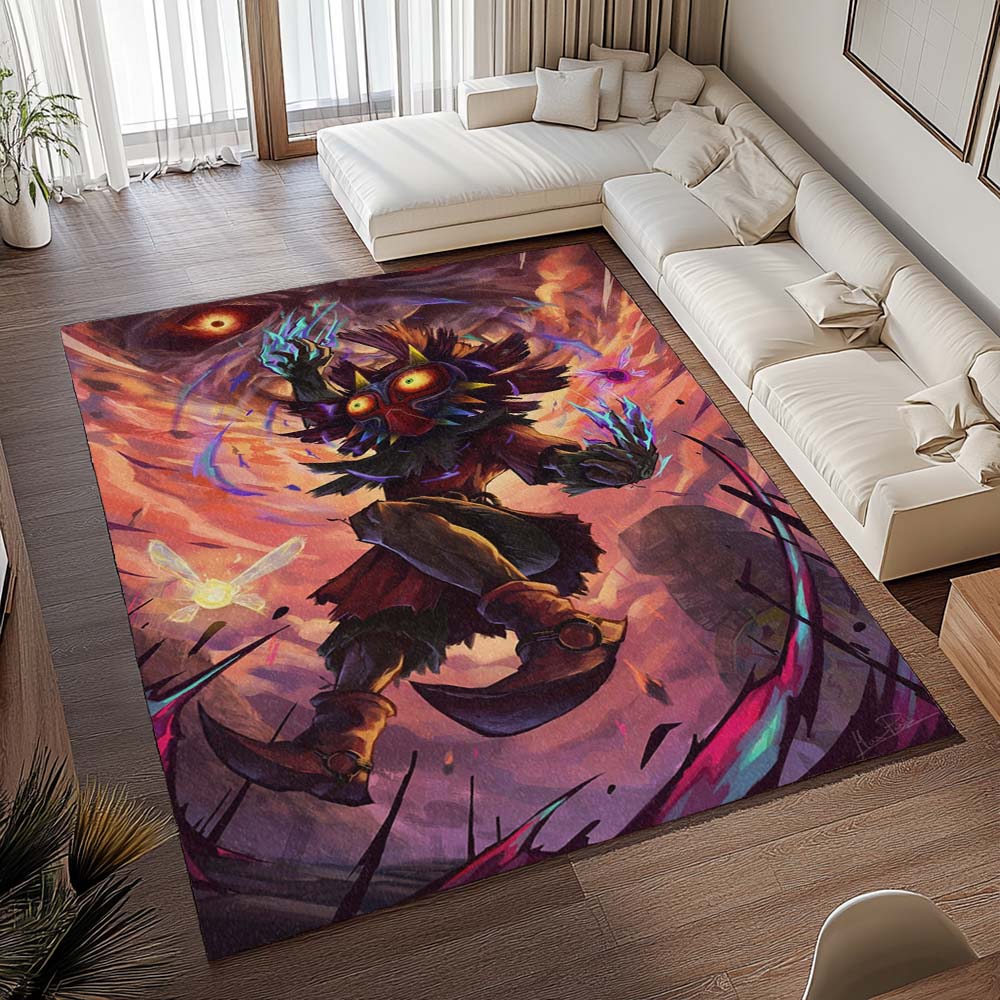 Schädelkind Majoras Maske Die Legende von Zelda Charakter 5 Teppich - TOK 2