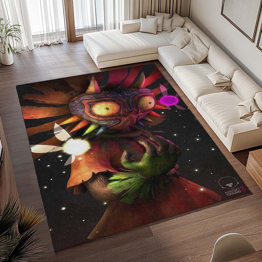 Schädelkind Majoras Maske Die Legende von Zelda Charakter Teppich - TOK 2