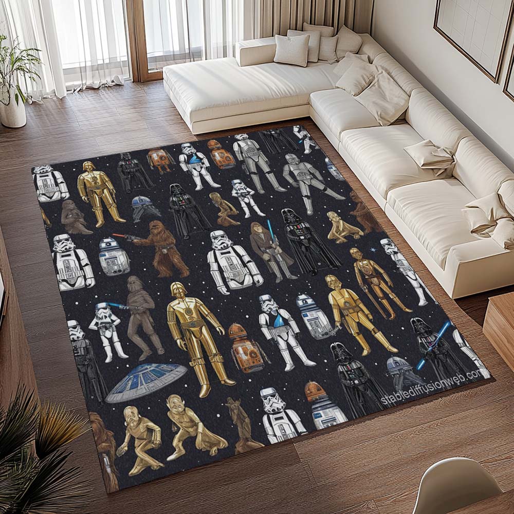 Star Wars Charaktere Teppich - TOK 2