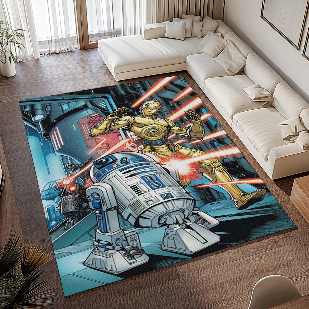 Star Wars Dunkle Droiden Roboter Teppich - TOK 2