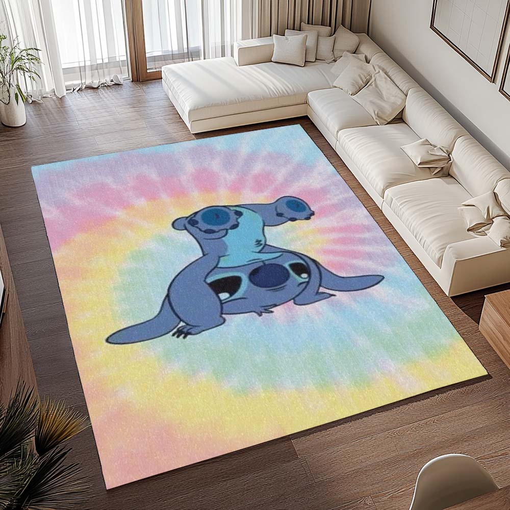Stitch Bunter Hintergrund Teppich - TOK 2