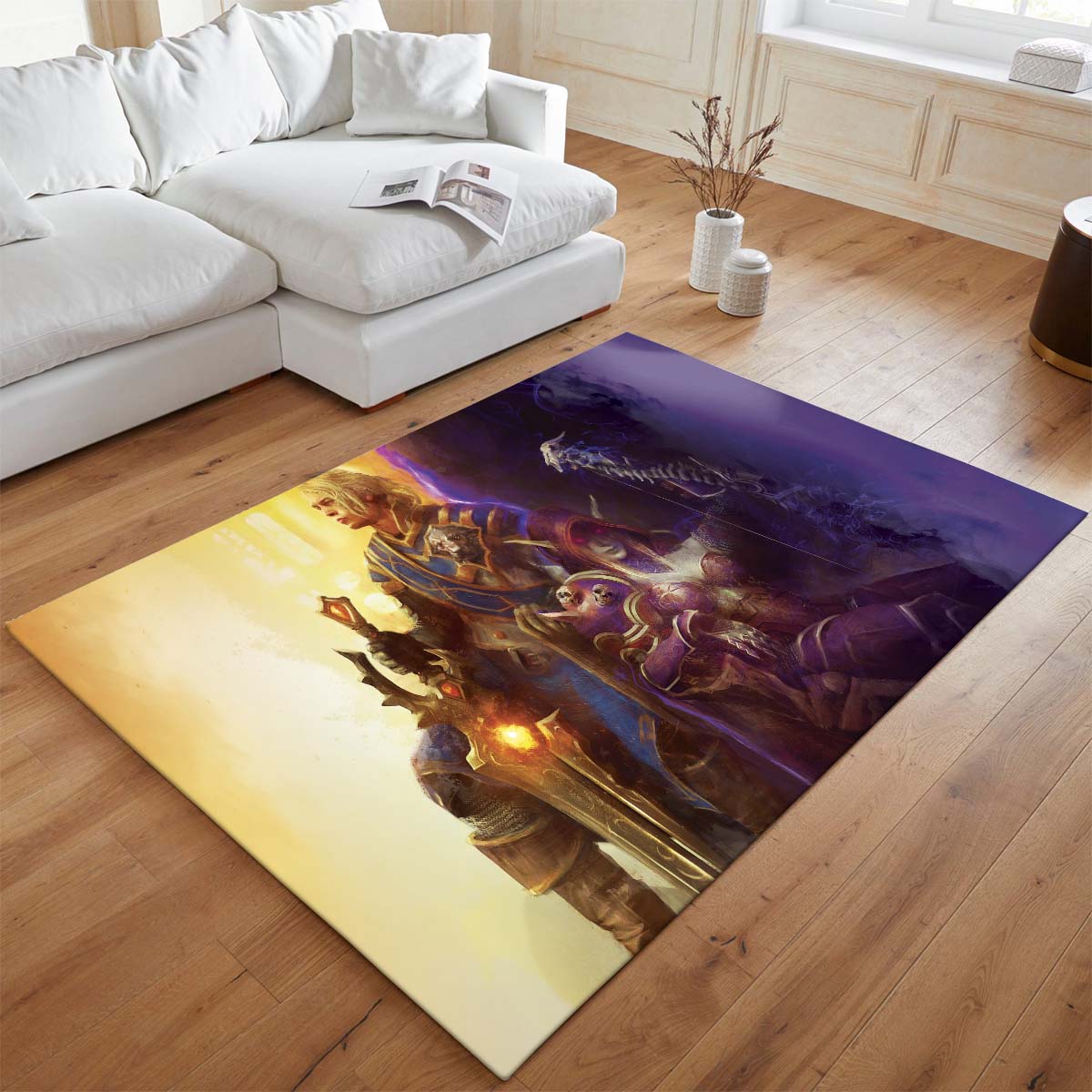 Sylvanas Windläufer Anduin Wrynn World of Warcraft Teppich - TOK 2
