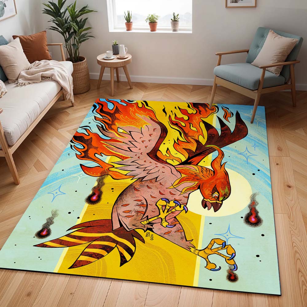 Fiaro Pokémon - Talonflame Pokemon Teppich - TOK