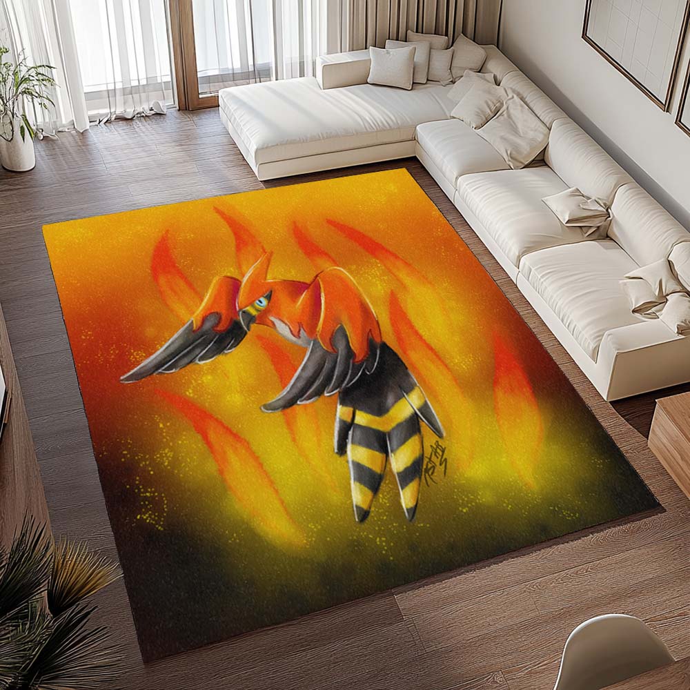 Fiaro Pokémon - Talonflame Pokemon 4 Teppich - TOK 2