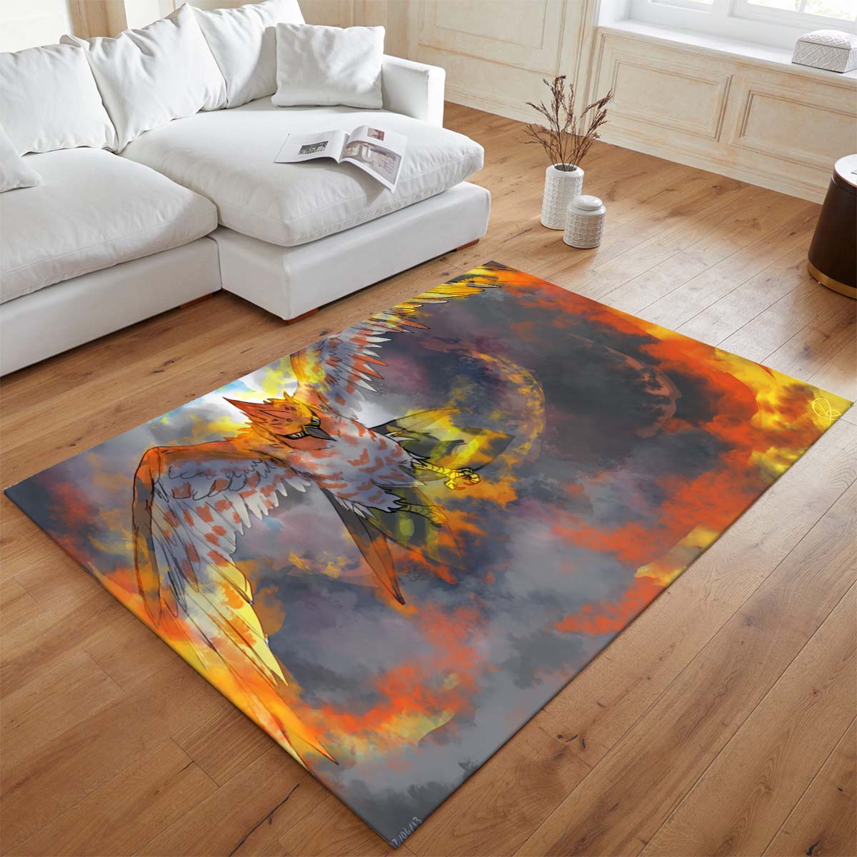 Fiaro Pokémon - Talonflame Pokemon 6 Teppich - TOK 2