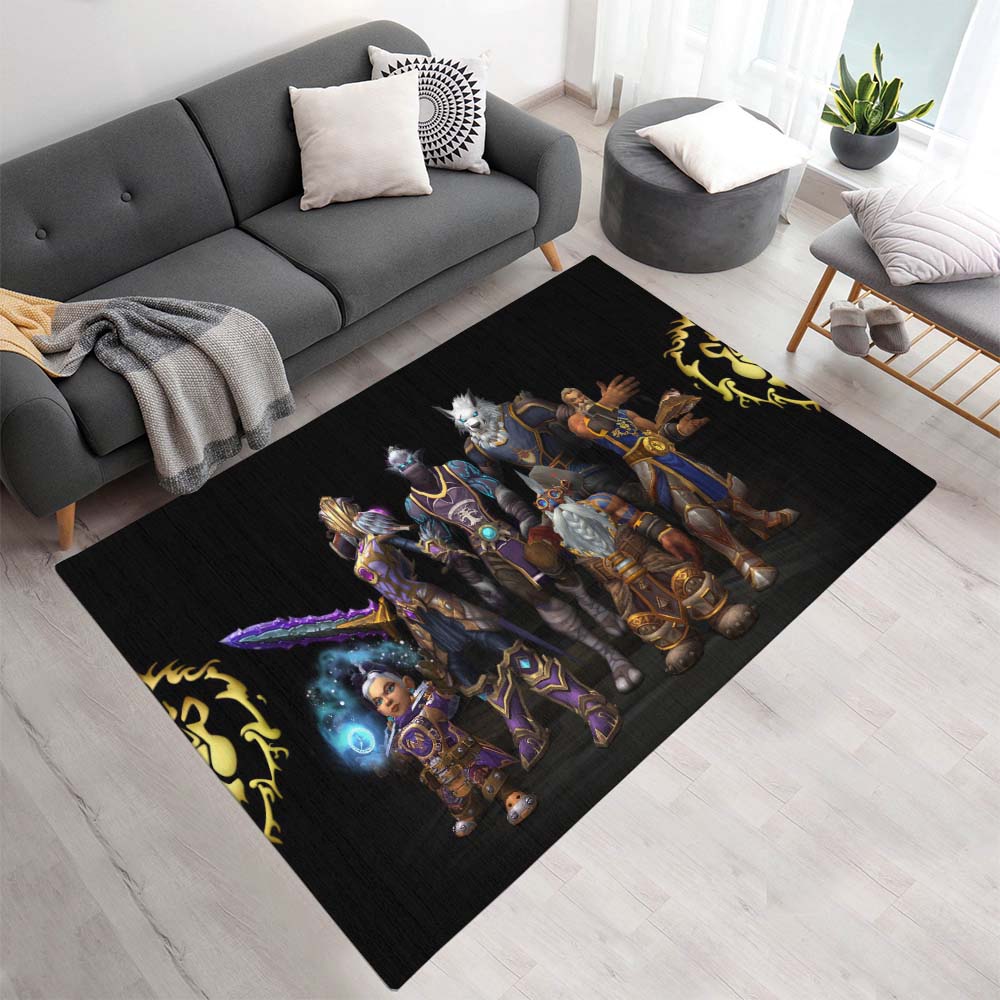 Die Allianz Armee World of Warcraft Hauptcharaktere Teppich - TOK