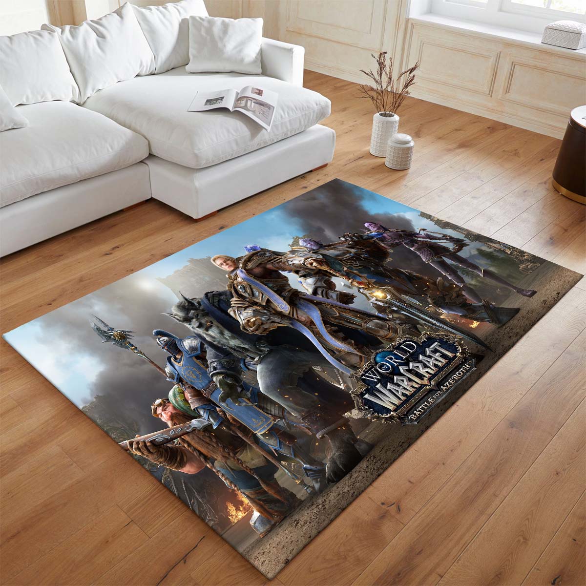 Die Allianz Armee World of Warcraft Hauptcharaktere 2 Teppich - TOK 2