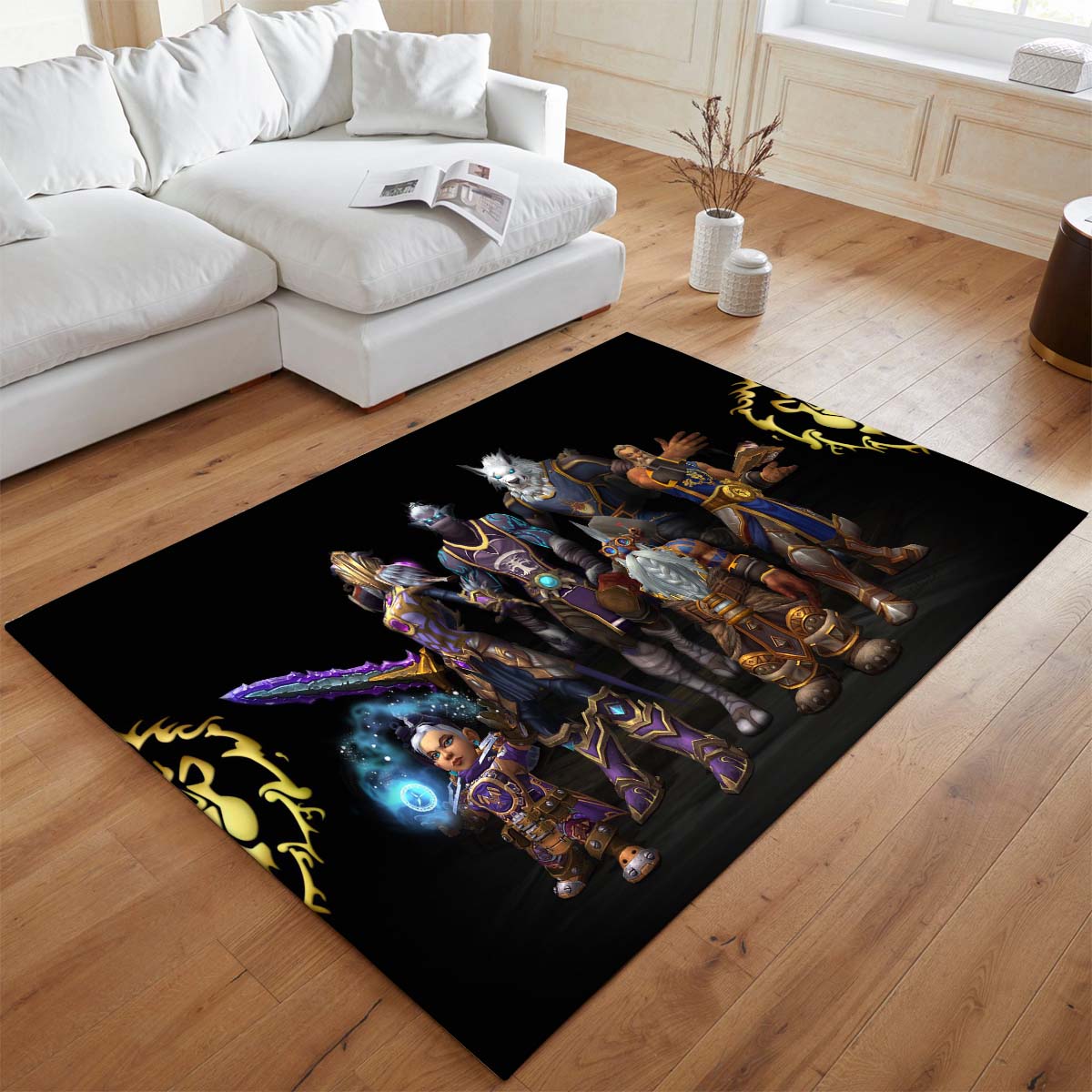 Die Allianz Armee World of Warcraft Hauptcharaktere Teppich - TOK 2
