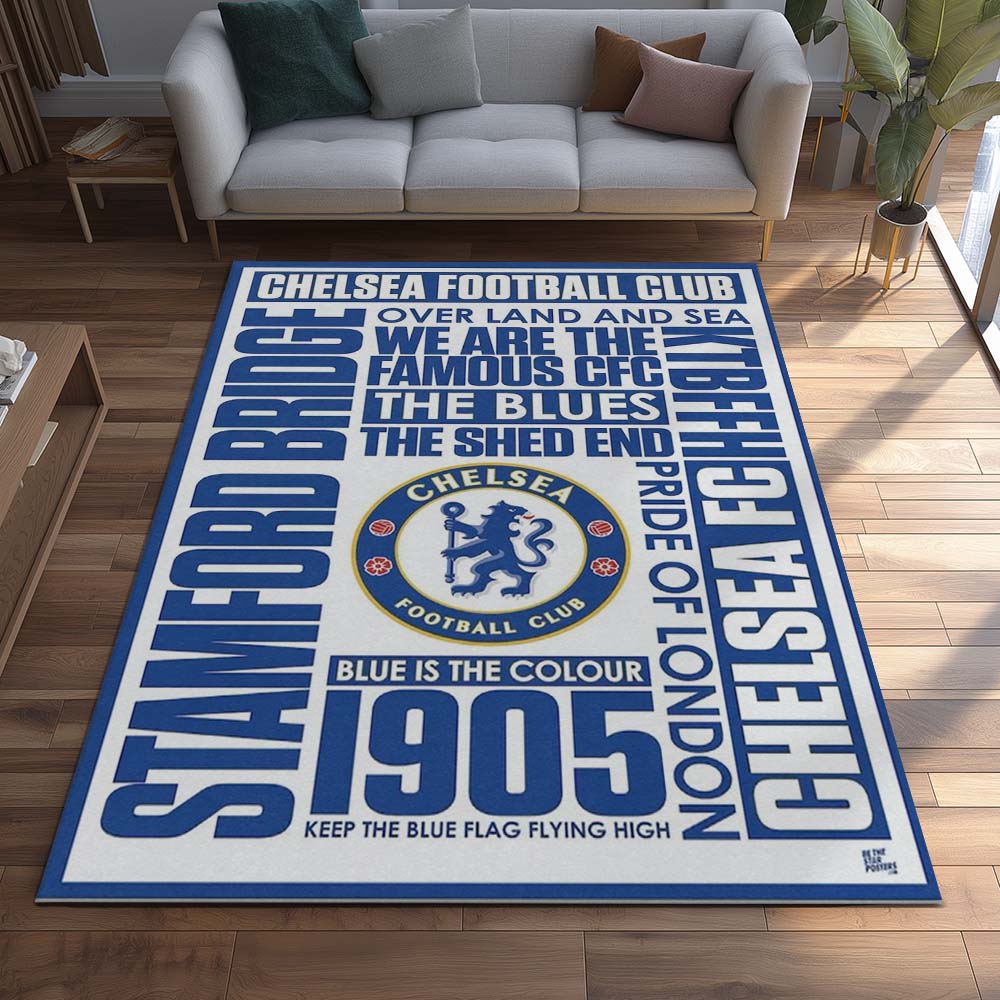 The Blues Chelsea Football Club Sport Team 09 Teppich 2