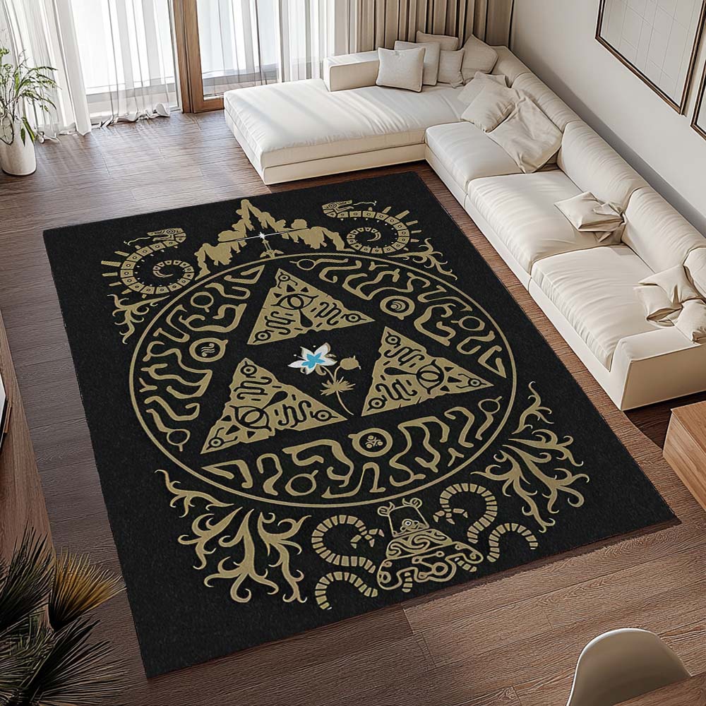 Die Legende von Zelda Breath of the Wild Triforce Teppich - TOK 2