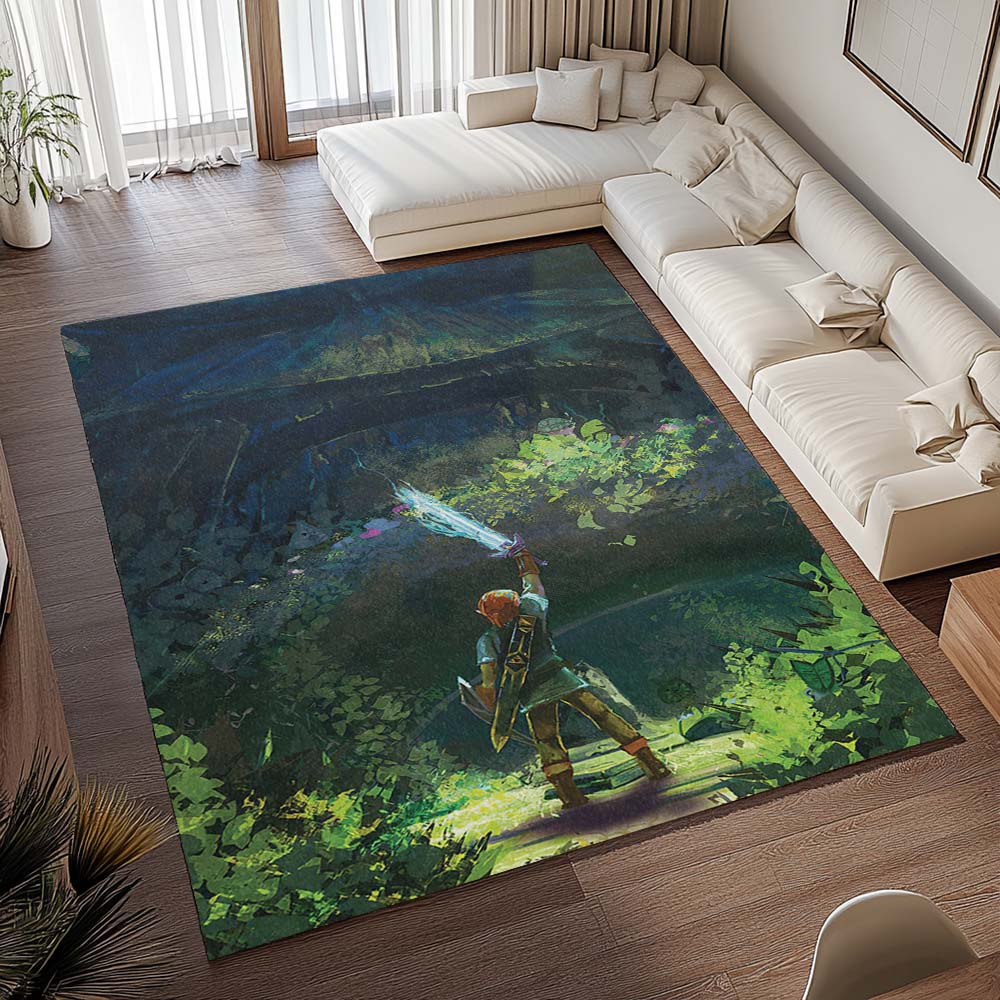 Die Legende von Zelda Link im Wald Teppich - TOK 2