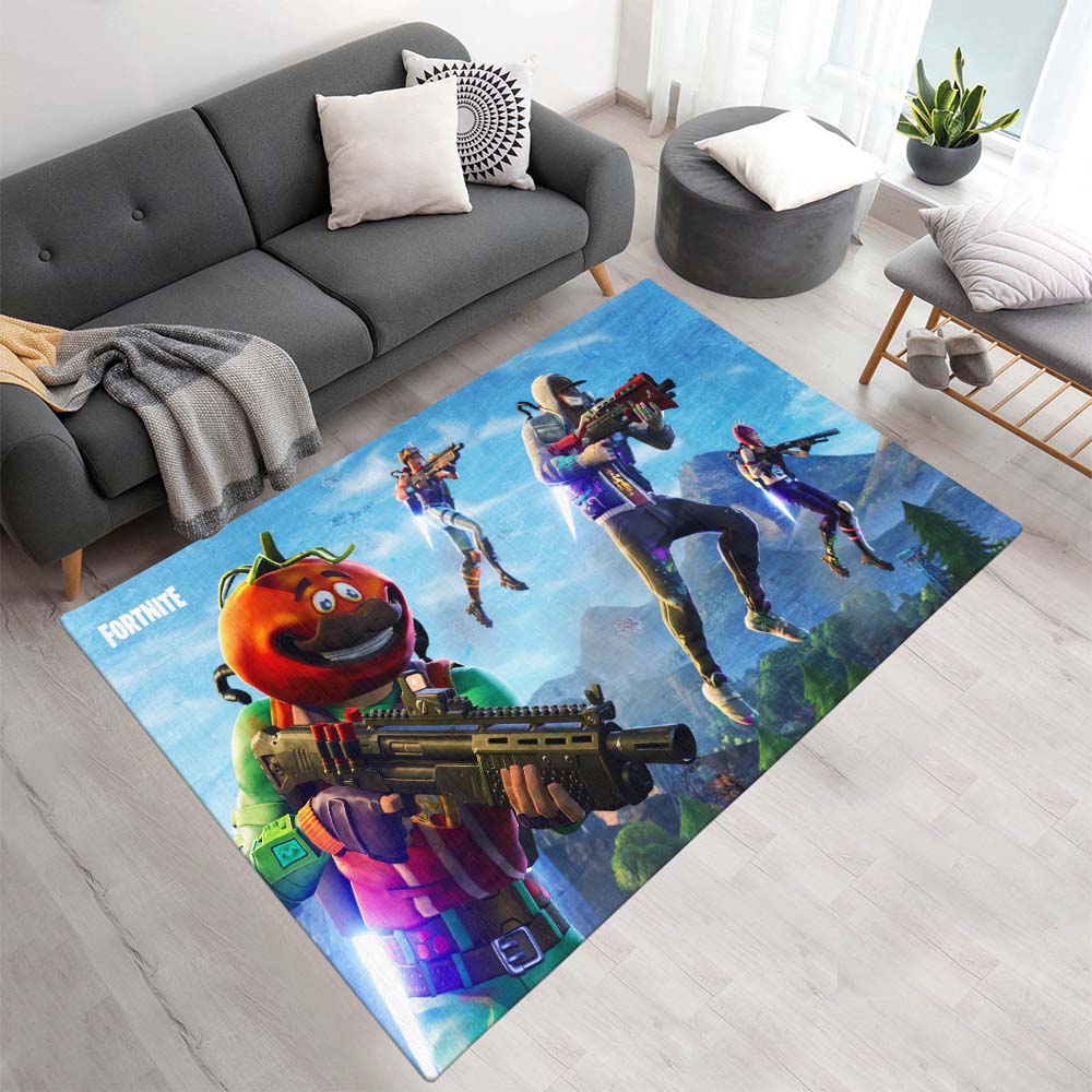 Tomatenkopf Fortnite Teamkampf Sprungtrupp Teppich - TOK