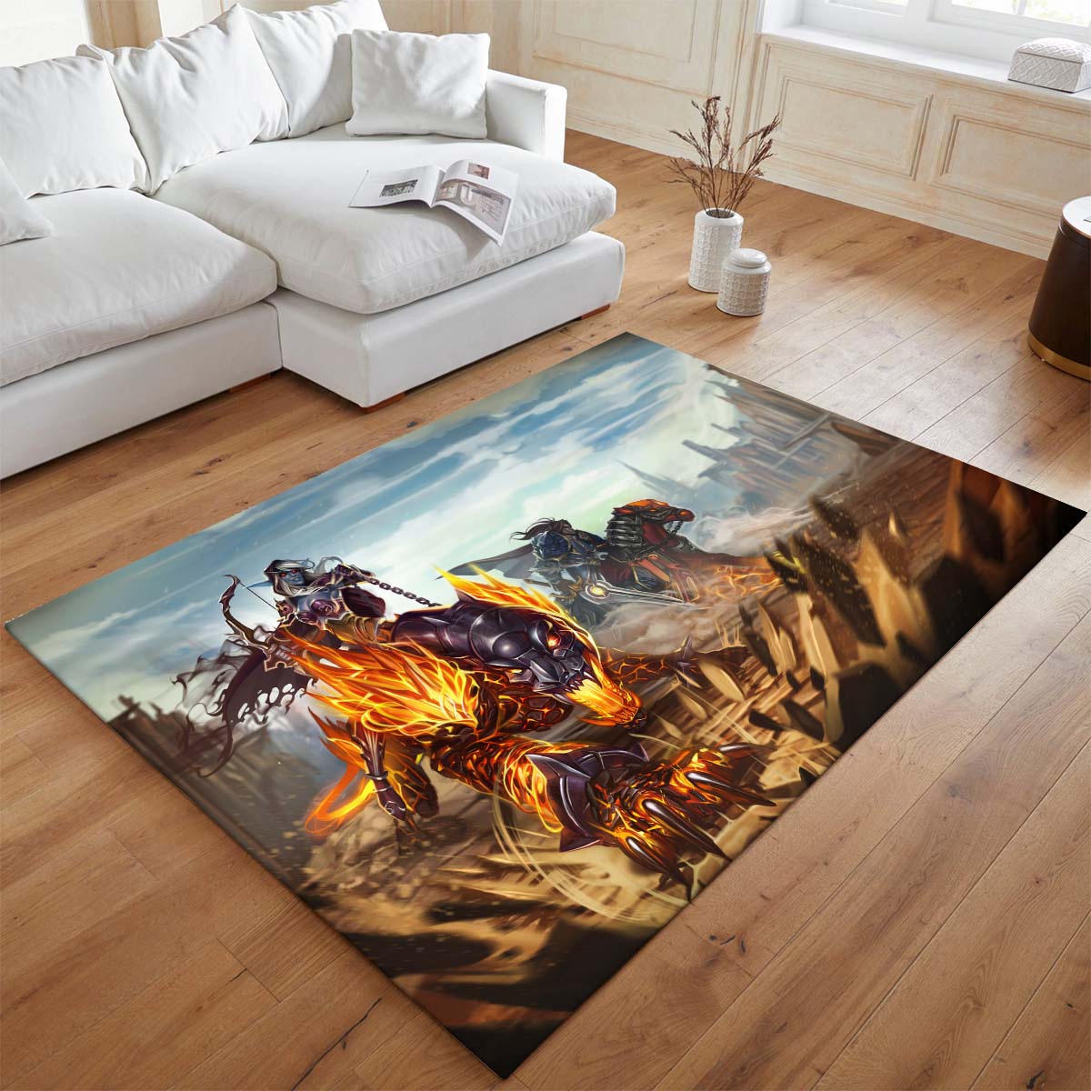 Varian Wrynn Sylvanas Windläufer World of Warcraft Teppich - TOK 2