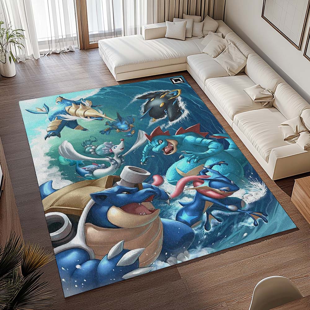 Wasser Pokémon Typ 4 Teppich - TOK 2