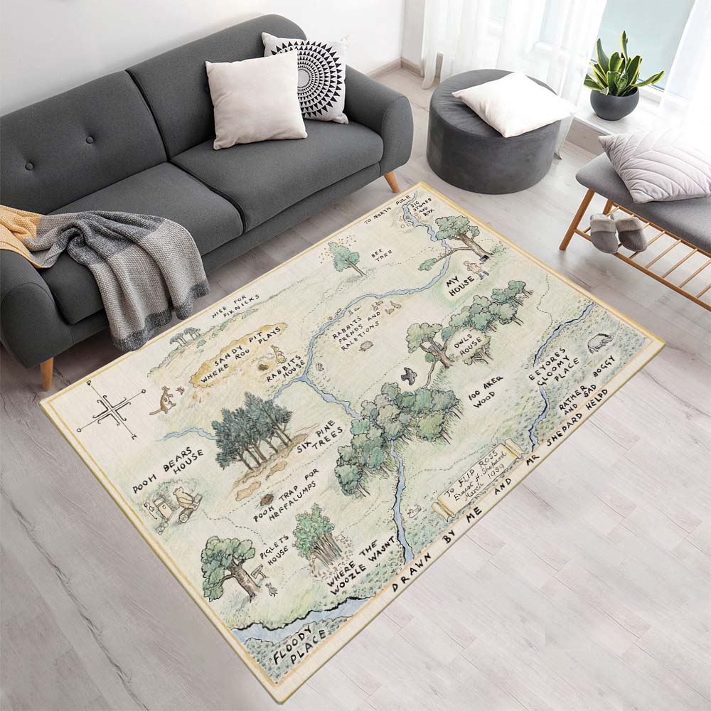 Winnie Pooh Karte Teppich - TOK