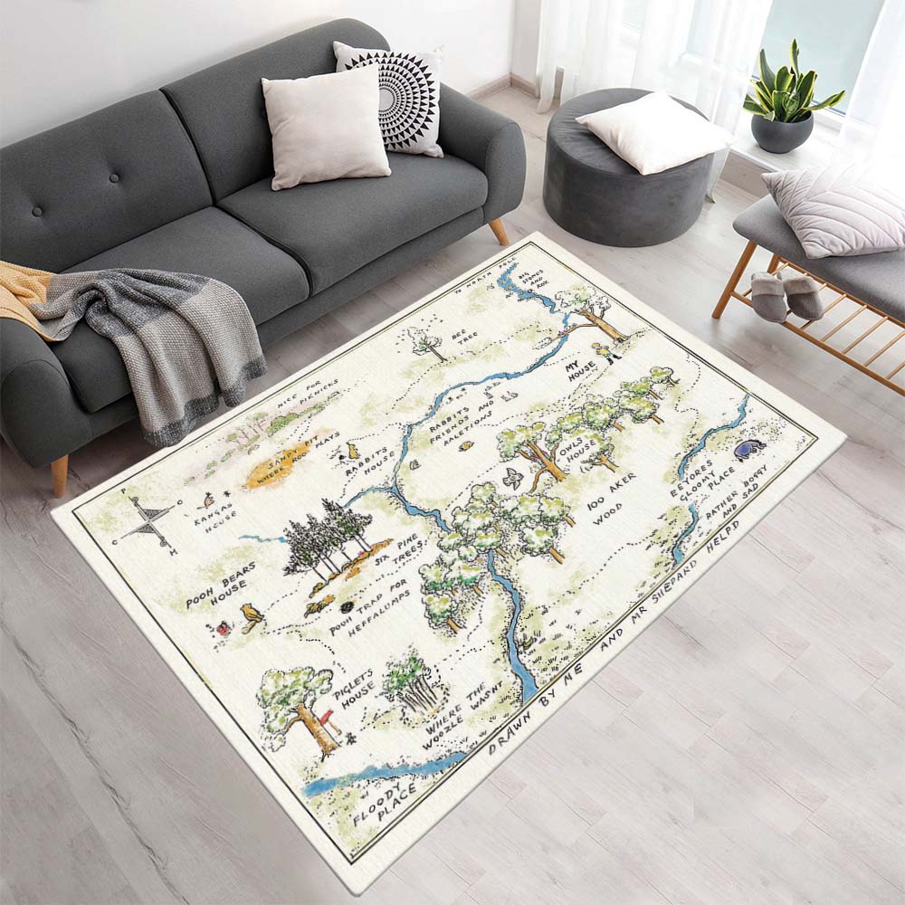 Winnie Pooh Karte 2 Teppich - TOK