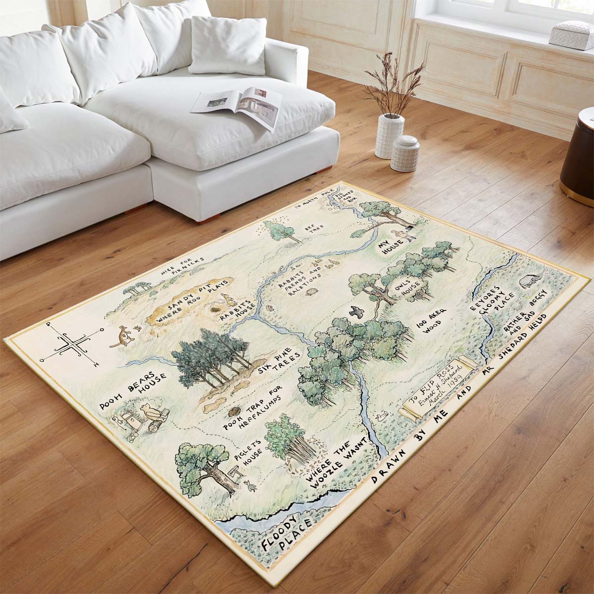 Winnie Pooh Karte Teppich - TOK 2