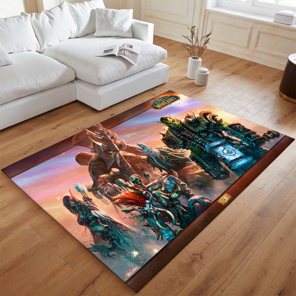 World of Warcraft Sylvanas Windläufer Vol'jin Cairne Bluthuf Thrall Teppich - TOK 2