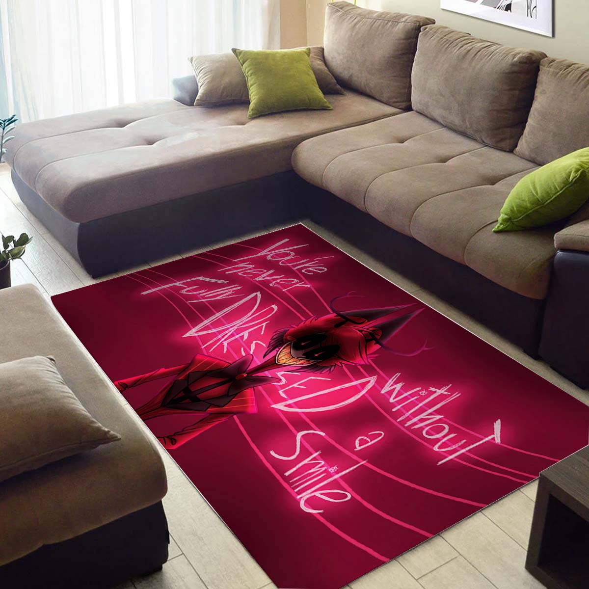 Alastor Hazbin Teppich 3