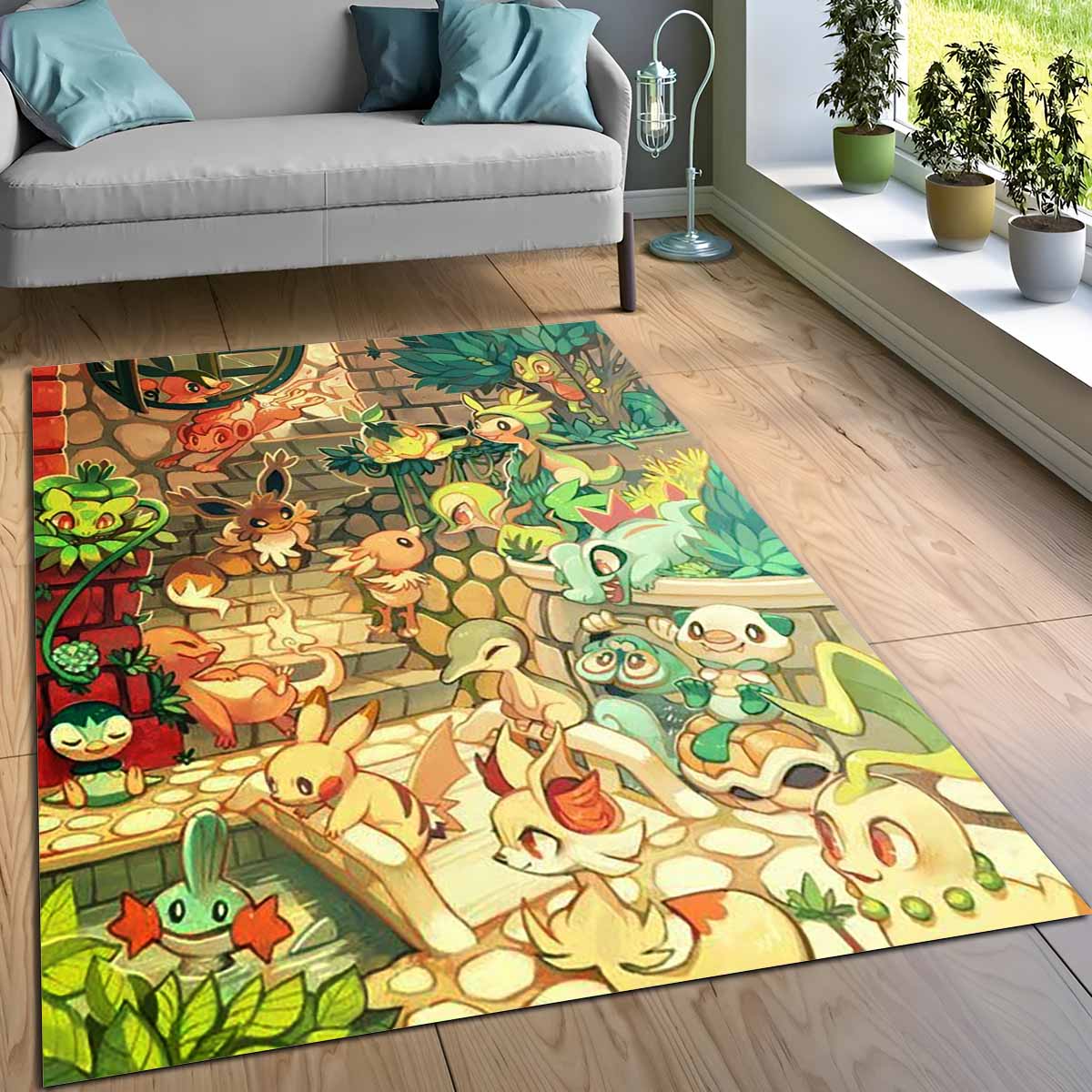 Alle Pflanzen-pokmon 6 Teppich 3
