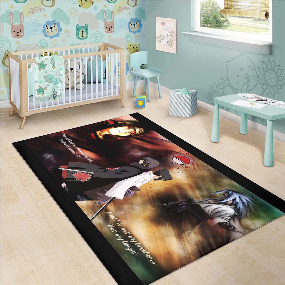 Anime Naruto Uchiha Sasuke And Uchiha Itachi 1 Teppich 3
