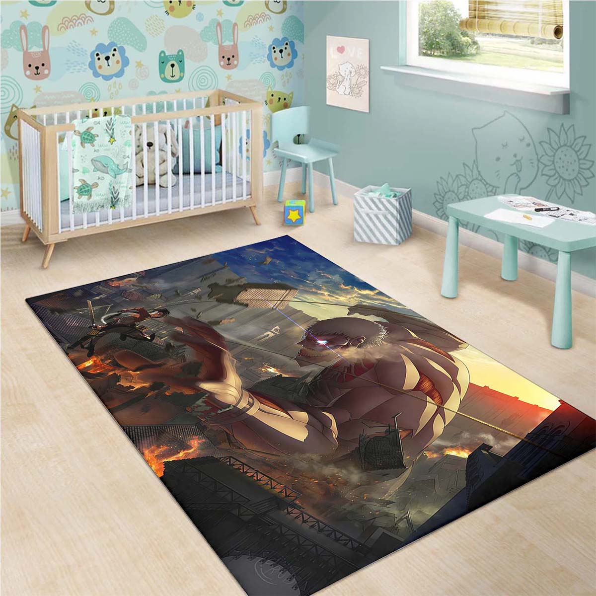 Attack On Titan Movies Teppich 3