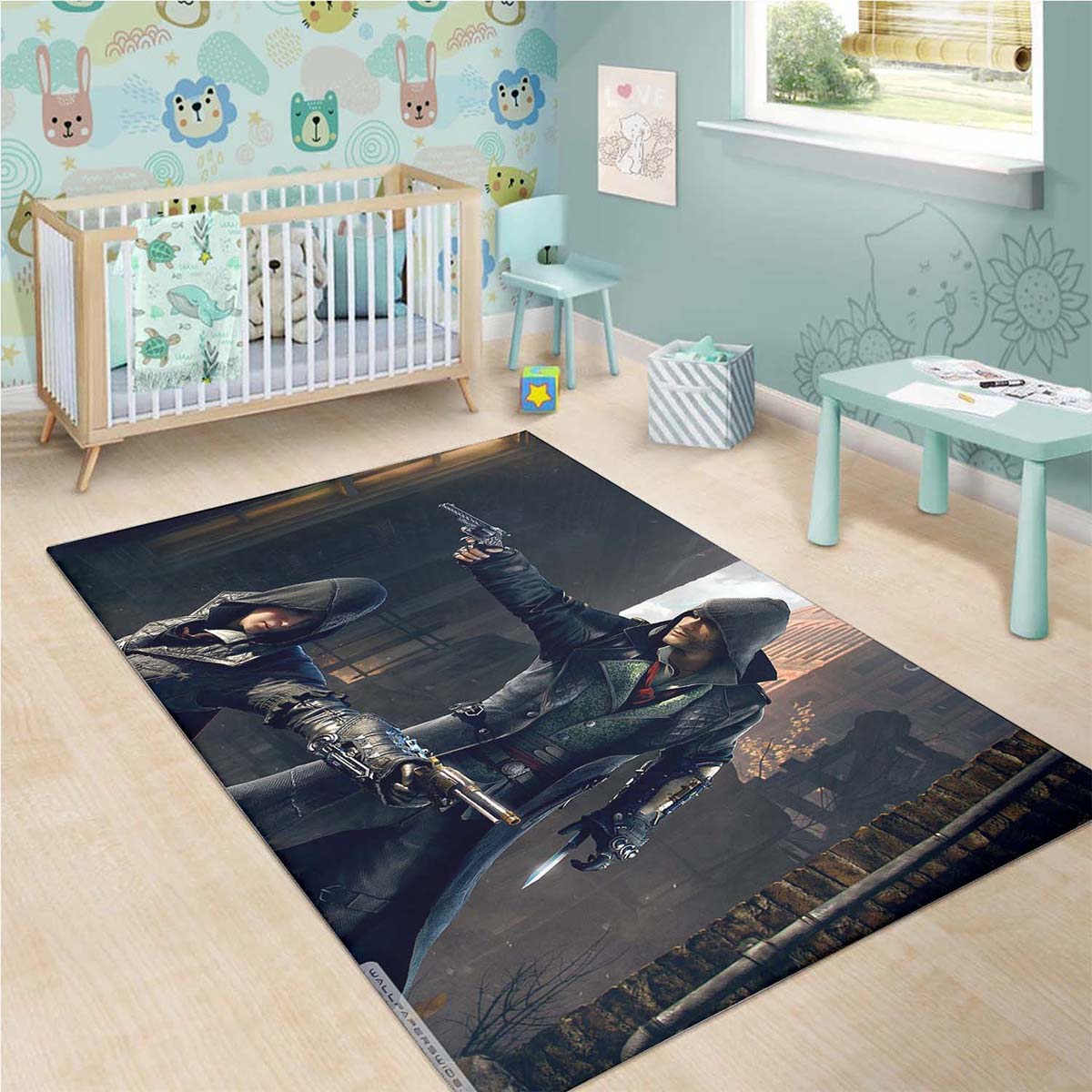 Assassins Creed Syndicate Twin Assassins Teppich 3