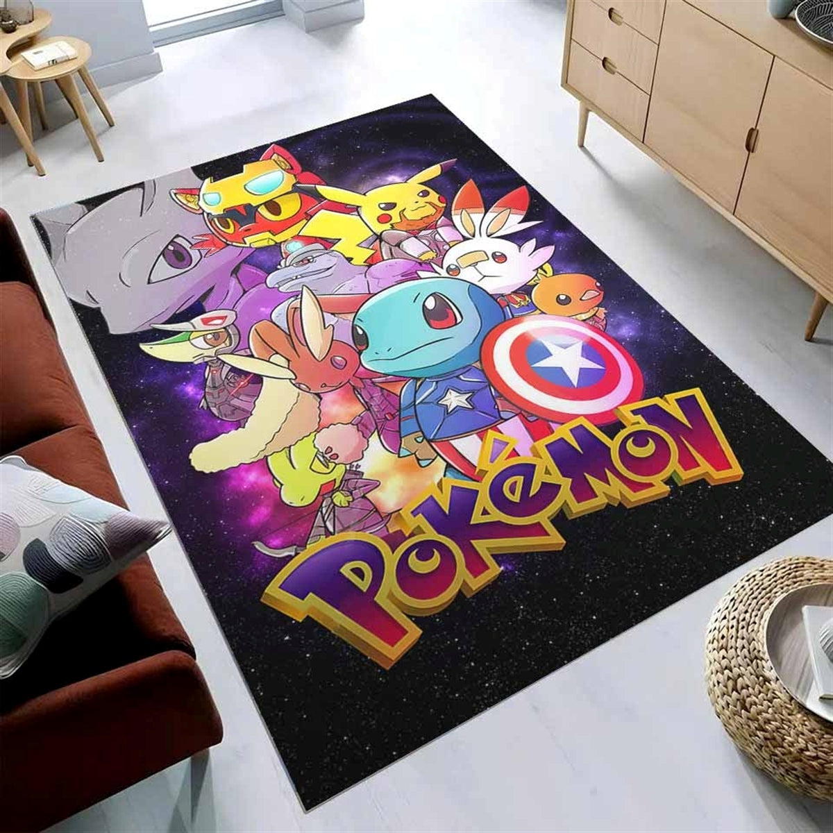 Avengers Pokemon Teppich 3
