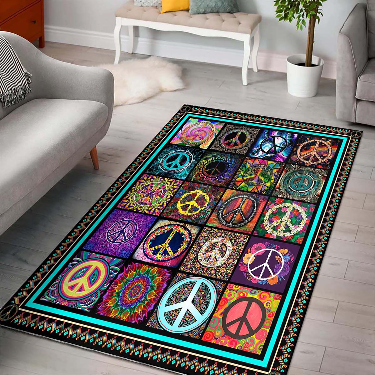 Awesome Hippie Teppich 3