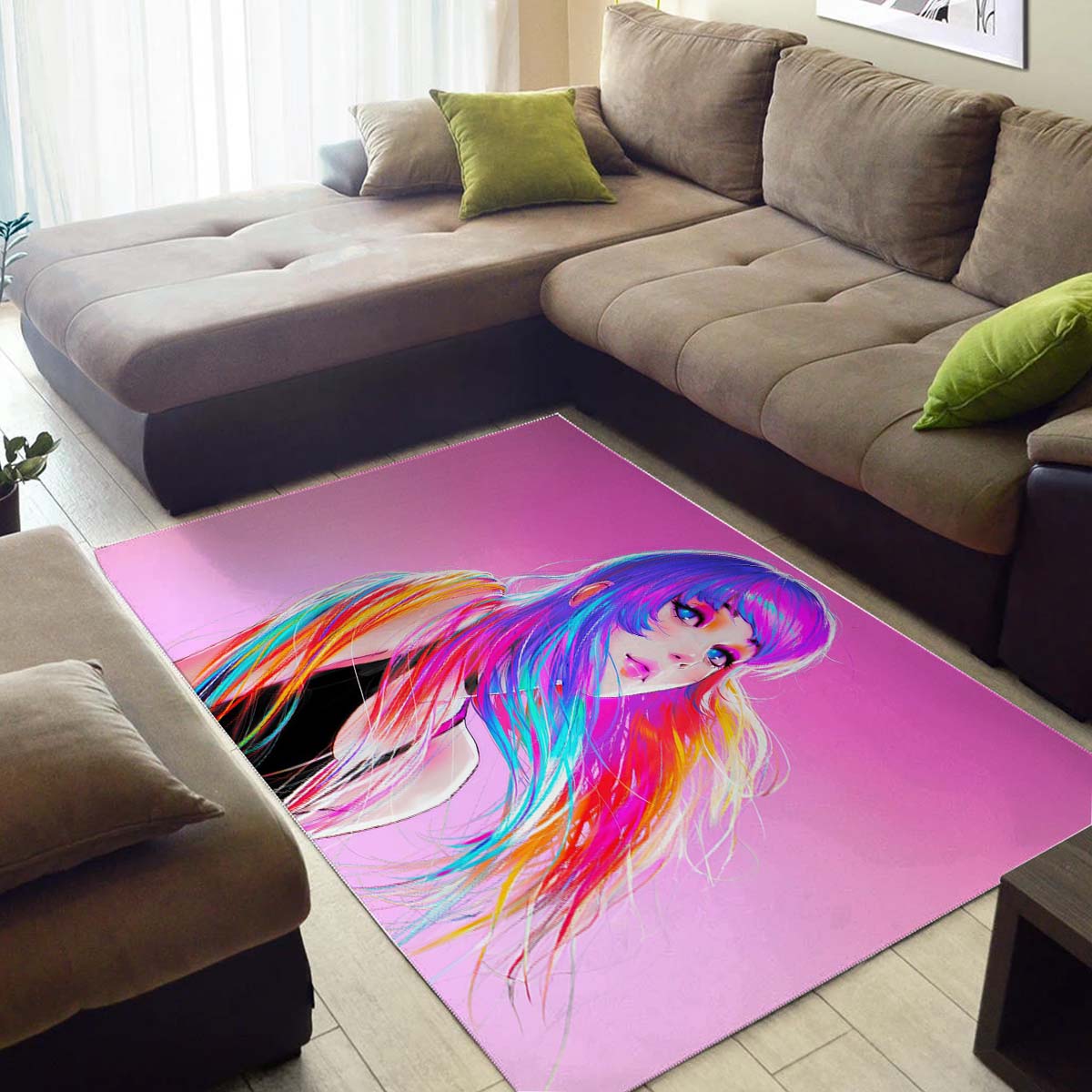 Beautiful Girl Teppich 3