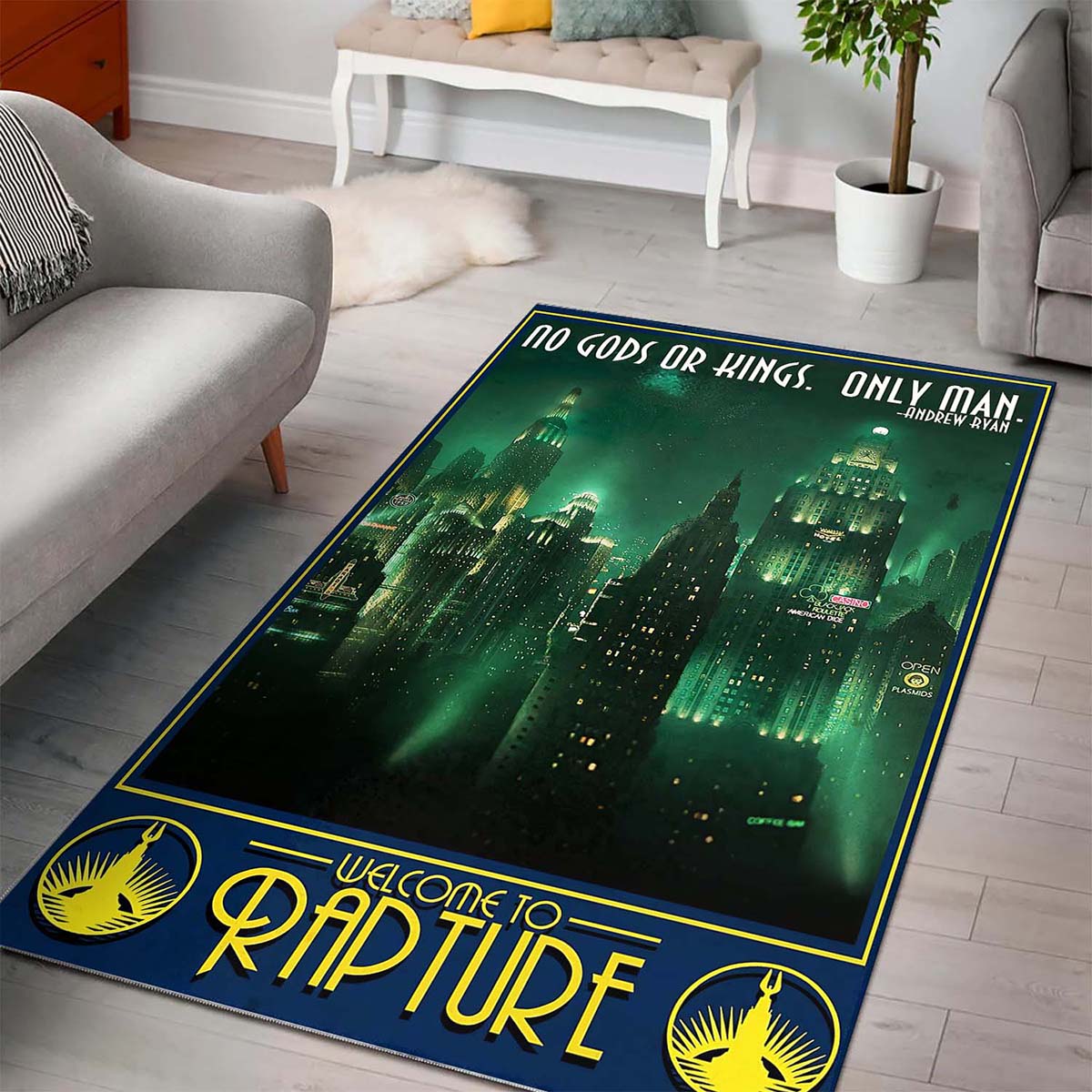 Bioshock Welcome To Rapture Teppich 3