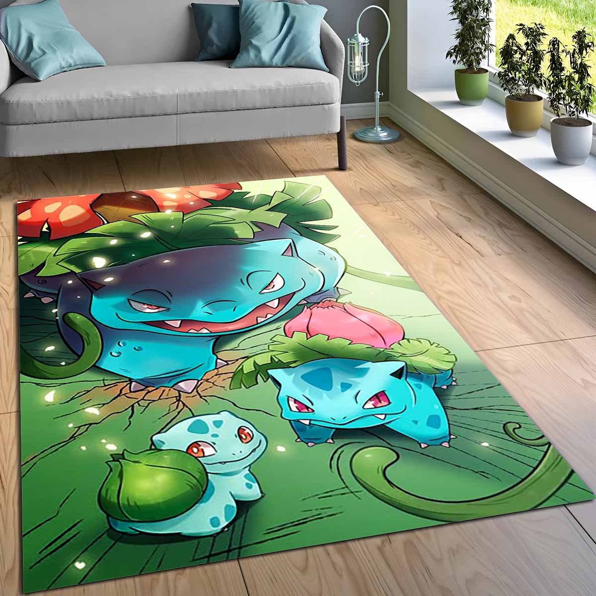 Bisasam Pokmon Bulbasaur Pokemon 3 Teppich 3