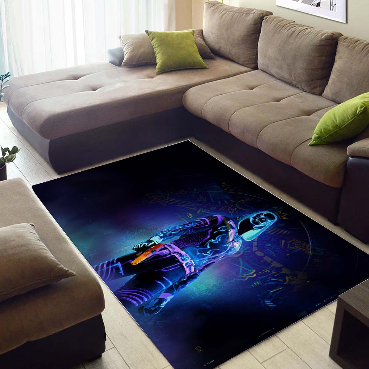 Blindfire Game Art Teppich 3
