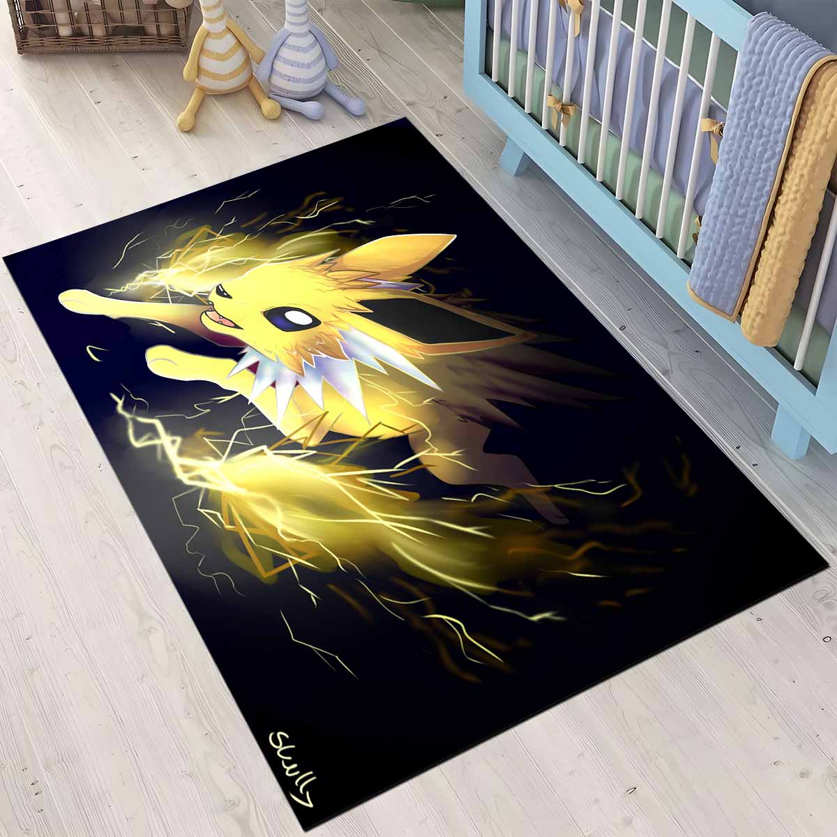 Blitza Pokmon Jolteon Pokemon 3 Teppich 3