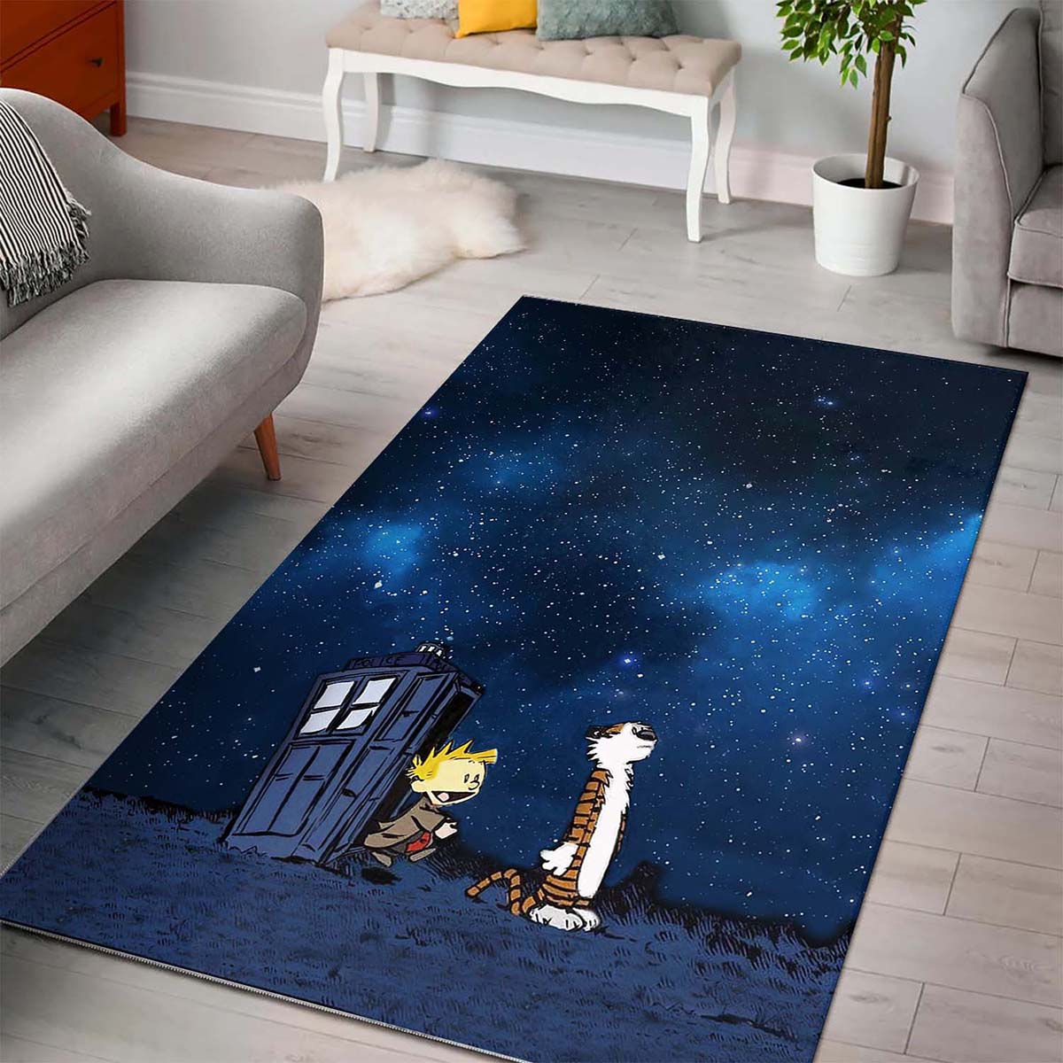 Calvin And Hobbes Doctor Who Teppich 3