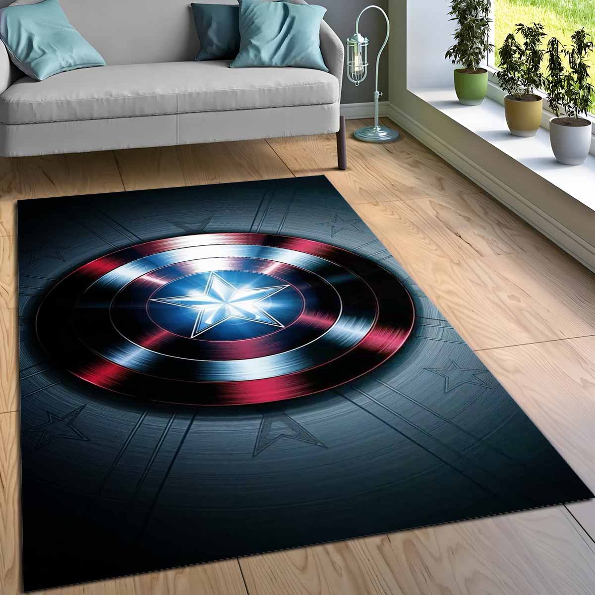Captain America Schild 5 Teppich 3