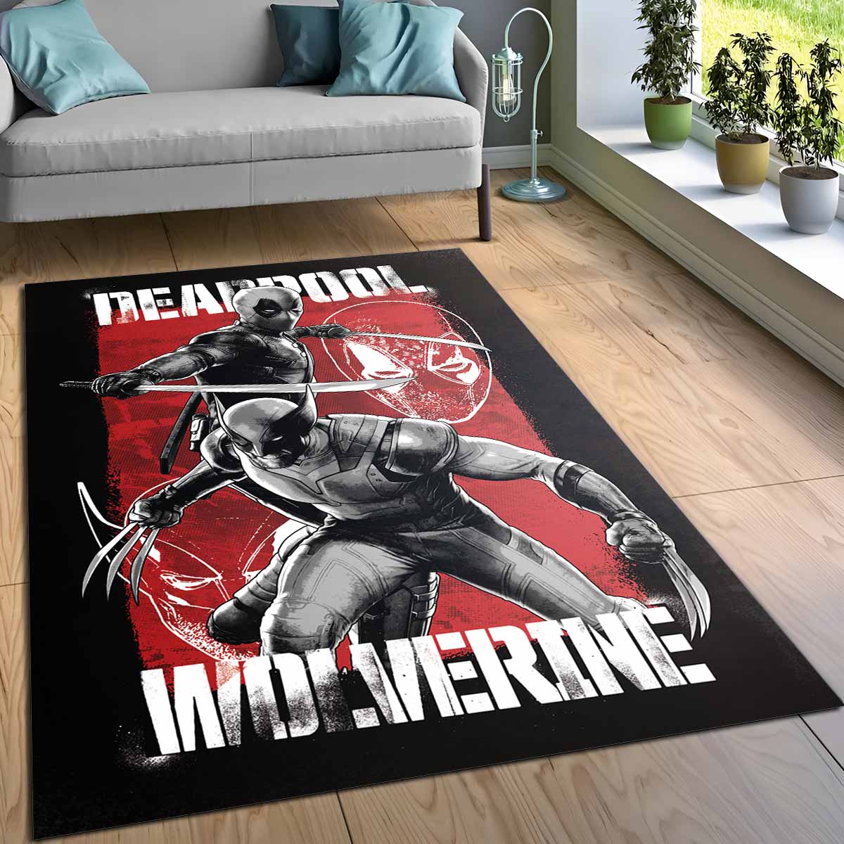 Deadpool Und Wolverine Teppich 3