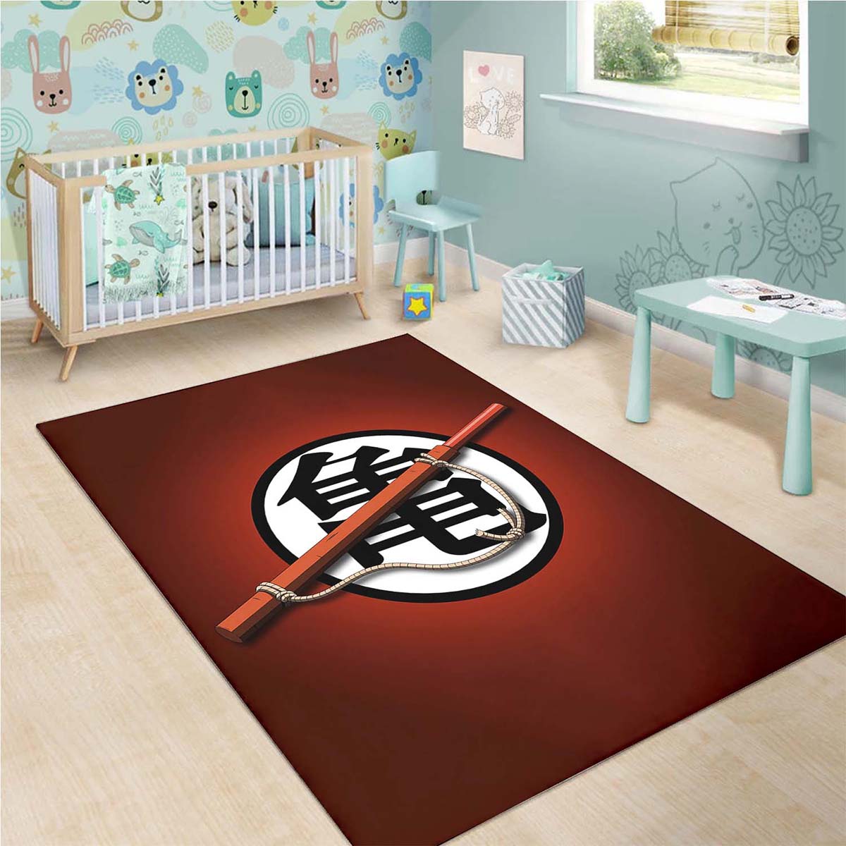 Dragon Ball Kame Logo Teppich 3