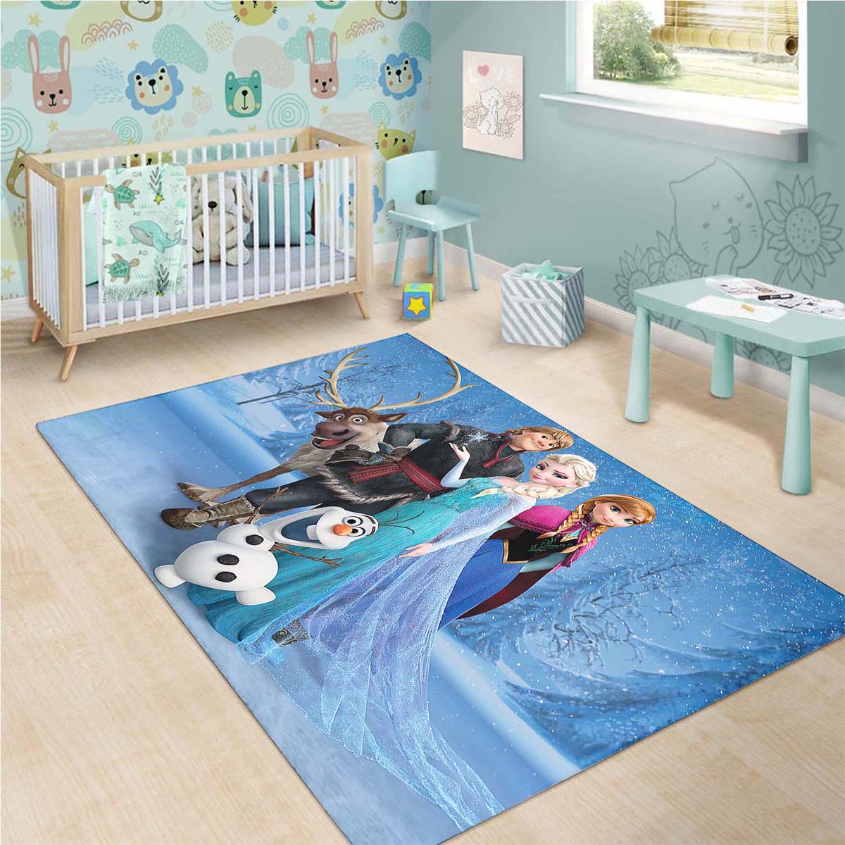 Elsa & Anna Disney Princess 2 Teppich 3