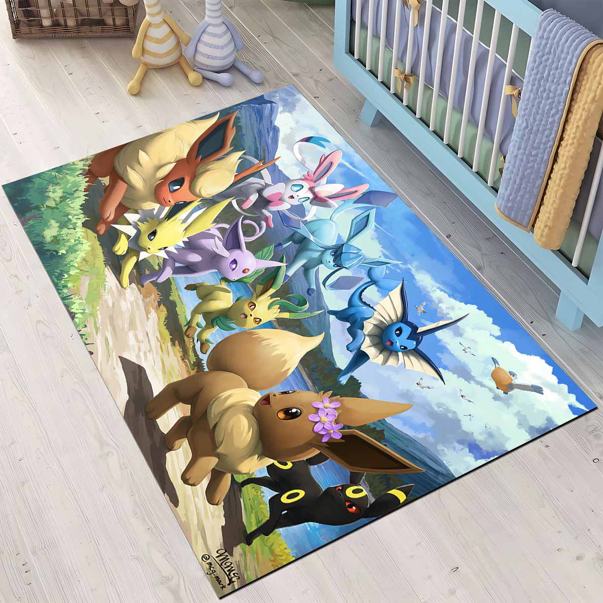 Evoli Entwicklung Pokmon Eevee Evolution Pokemon 8 Teppich 3