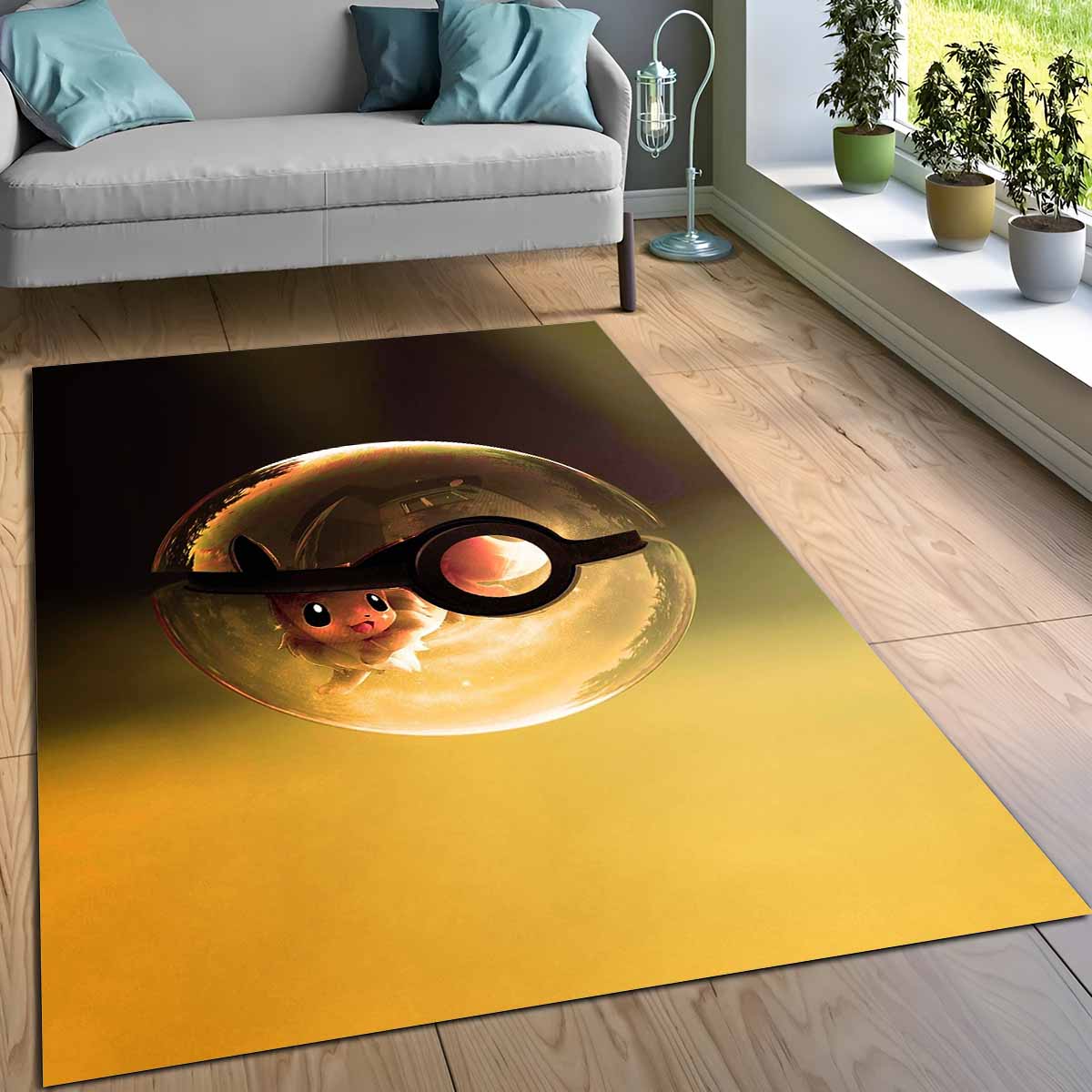 Evoli Pokeball Entwicklung Teppich 3