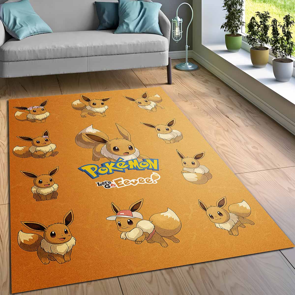 Evoli Pokmon Eevee Pokemon Teppich 3