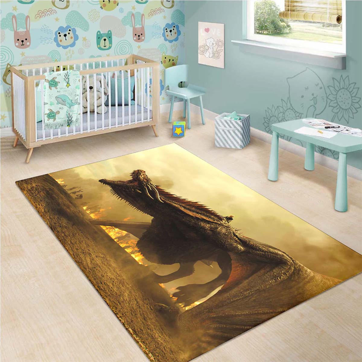 Game Of Thrones Dragon DracarysTeppich 3