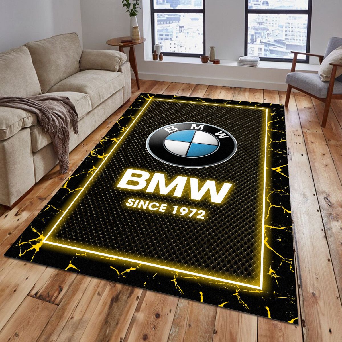 BMW Car 08 Teppich - Teppich mit Automotiv-Motiv