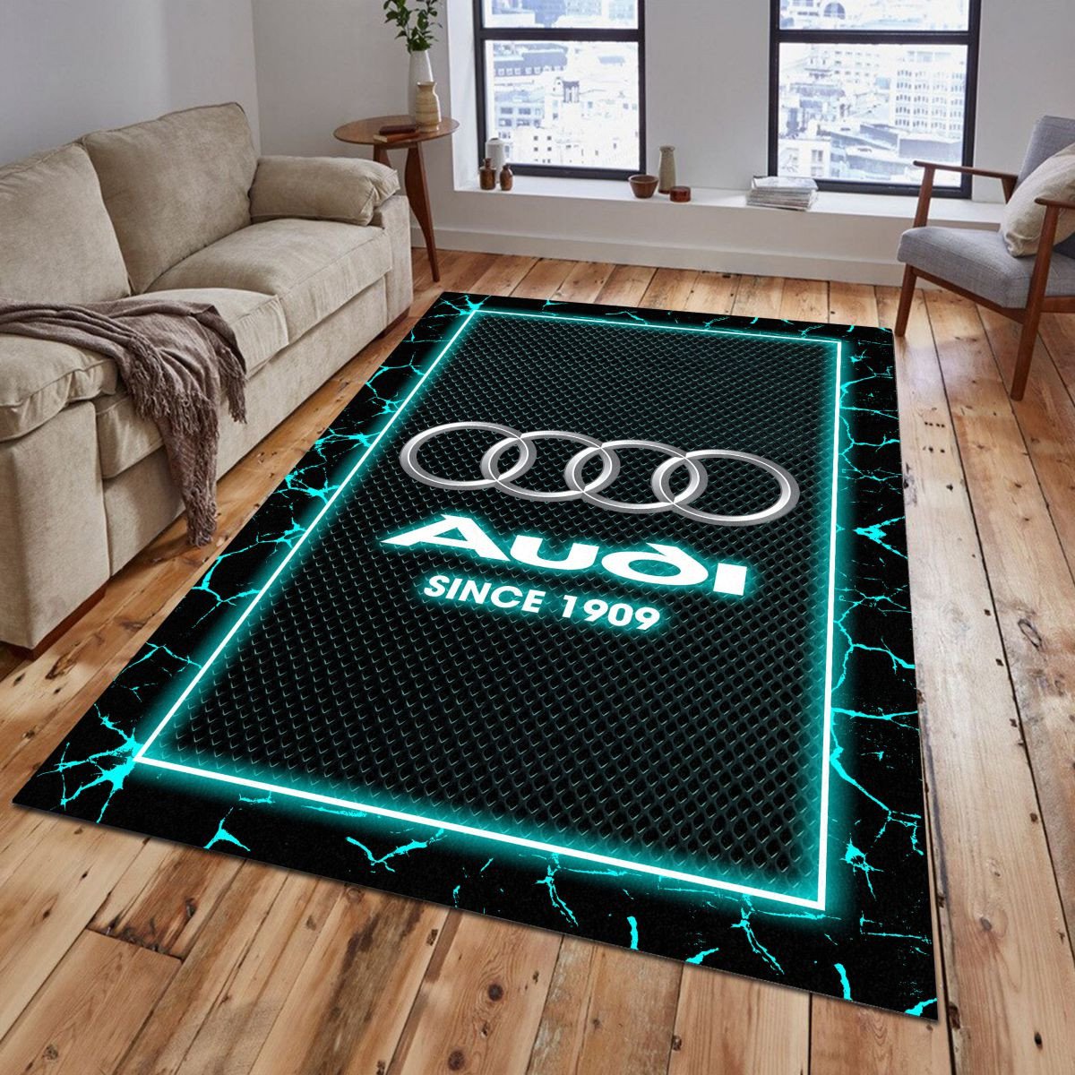 Audi 05 Teppich - Teppich mit Automotiv-Motiv